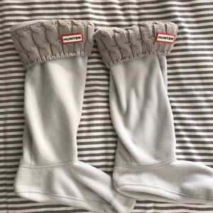 Original Tall Cable Knit Cuff Welly Boot Socks